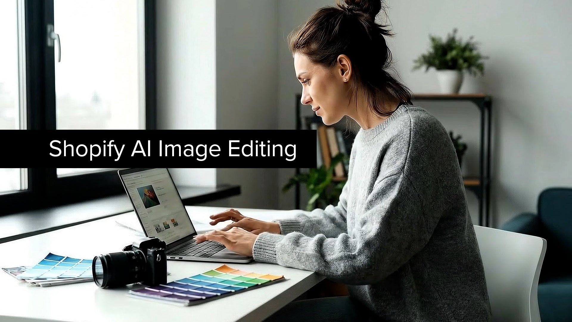 How to use the Shopify AI image editing capabilities