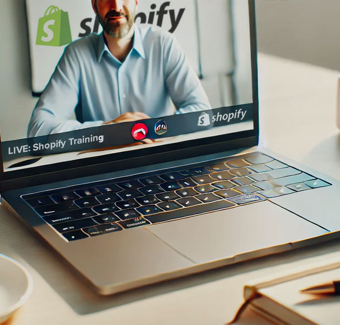 Partner with a Shopify training expert who can help grow your business through improved Shopify efficiency.
