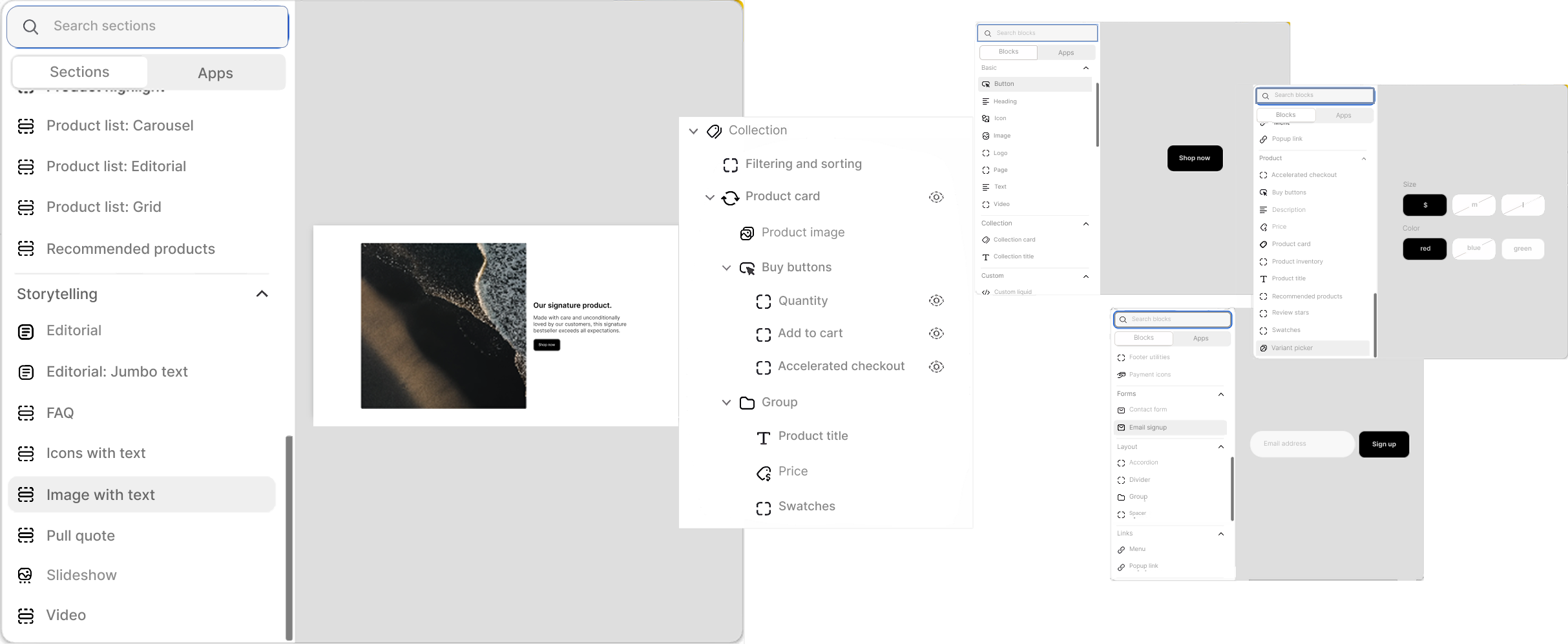 horizon nesting blocks flow