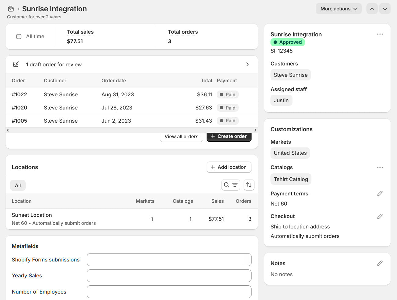 Configure your B2B company details