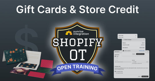 Gift Cards & Store Credit - Shopify OT Open Training