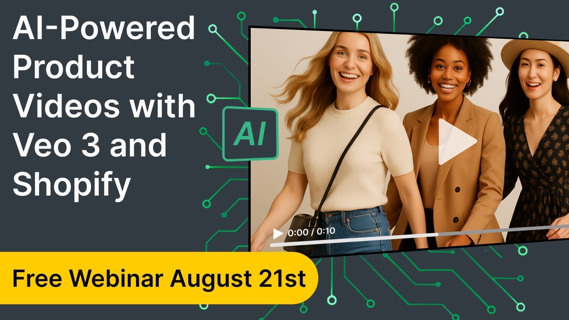 Shopify Webinar: AI Product Videos with Veo3