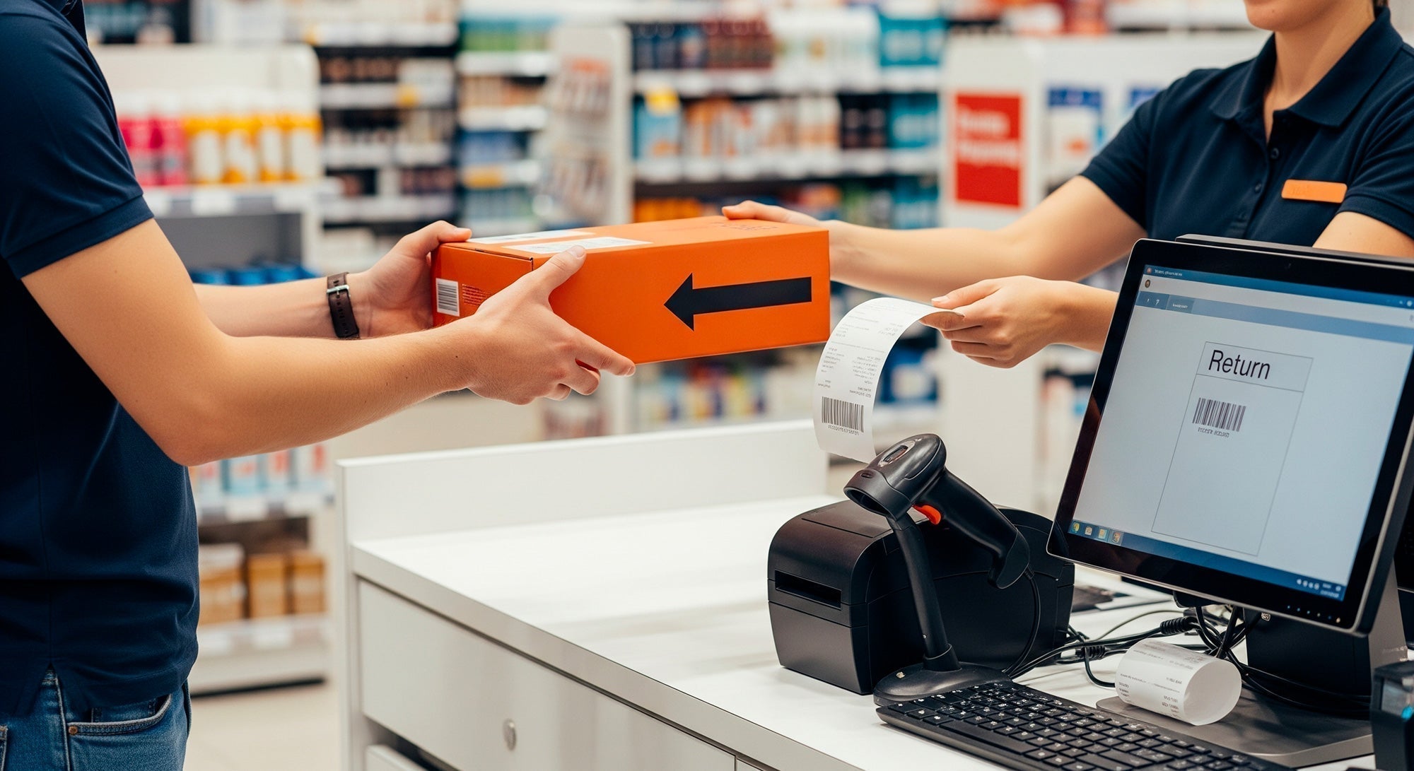 Shopify lets you provide store credit when a customer returns an item.