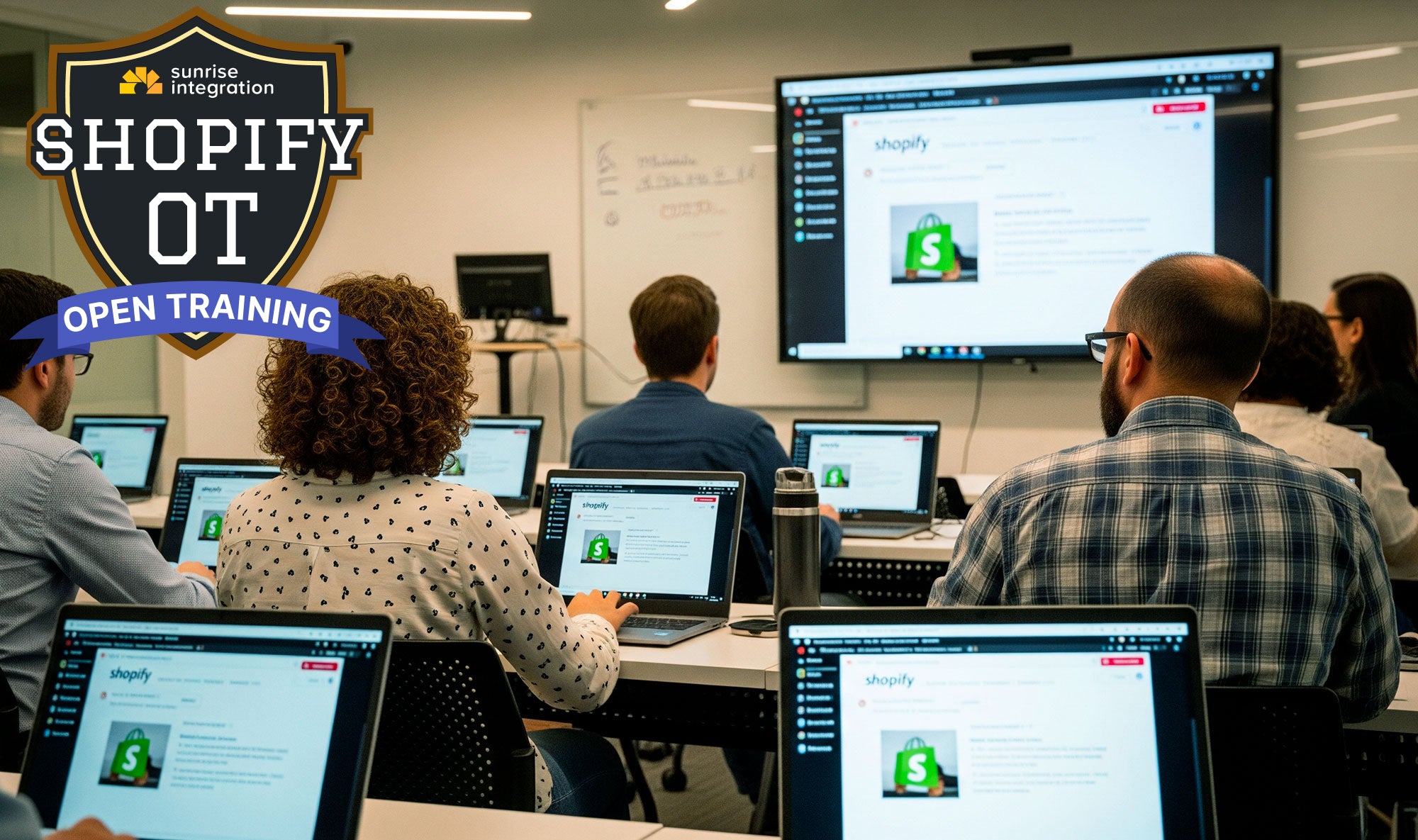 Group learning sessions and classes to learn how to use Shopify