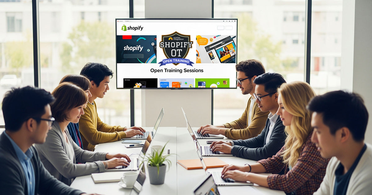 Shopify training courses for groups in an open environment