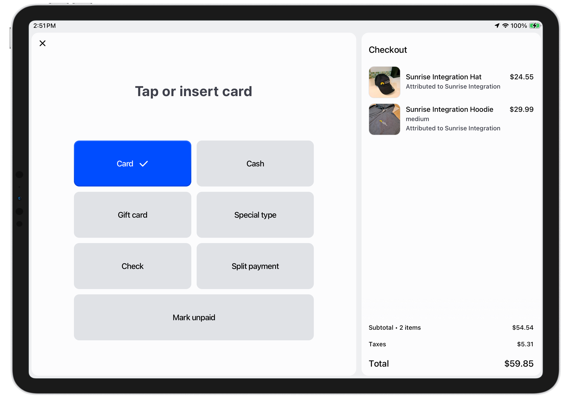 Shopify POS 11.0 redesigned payment buttons
