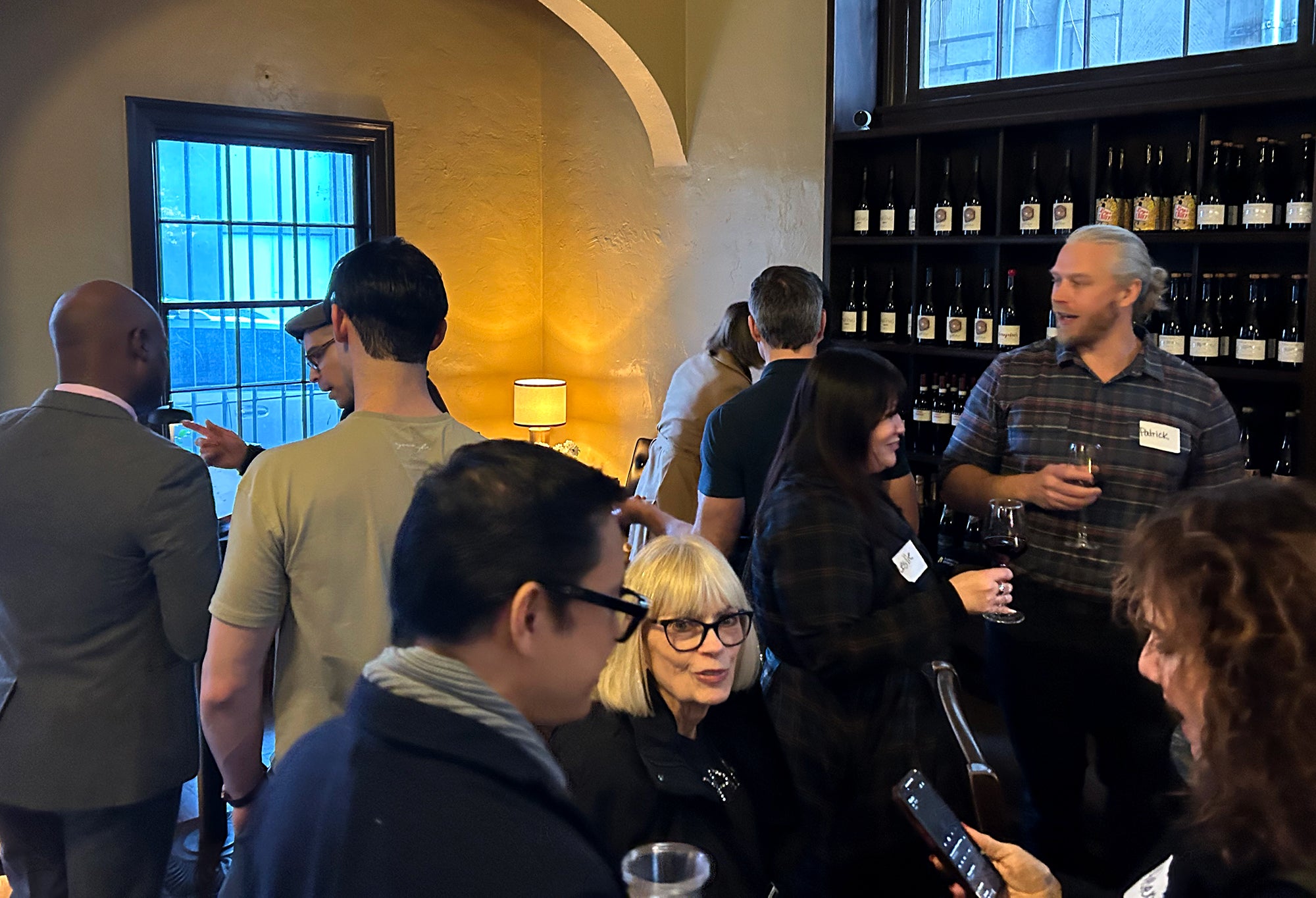 Shopify POS LA Takeover crowd enjoying retail conversation