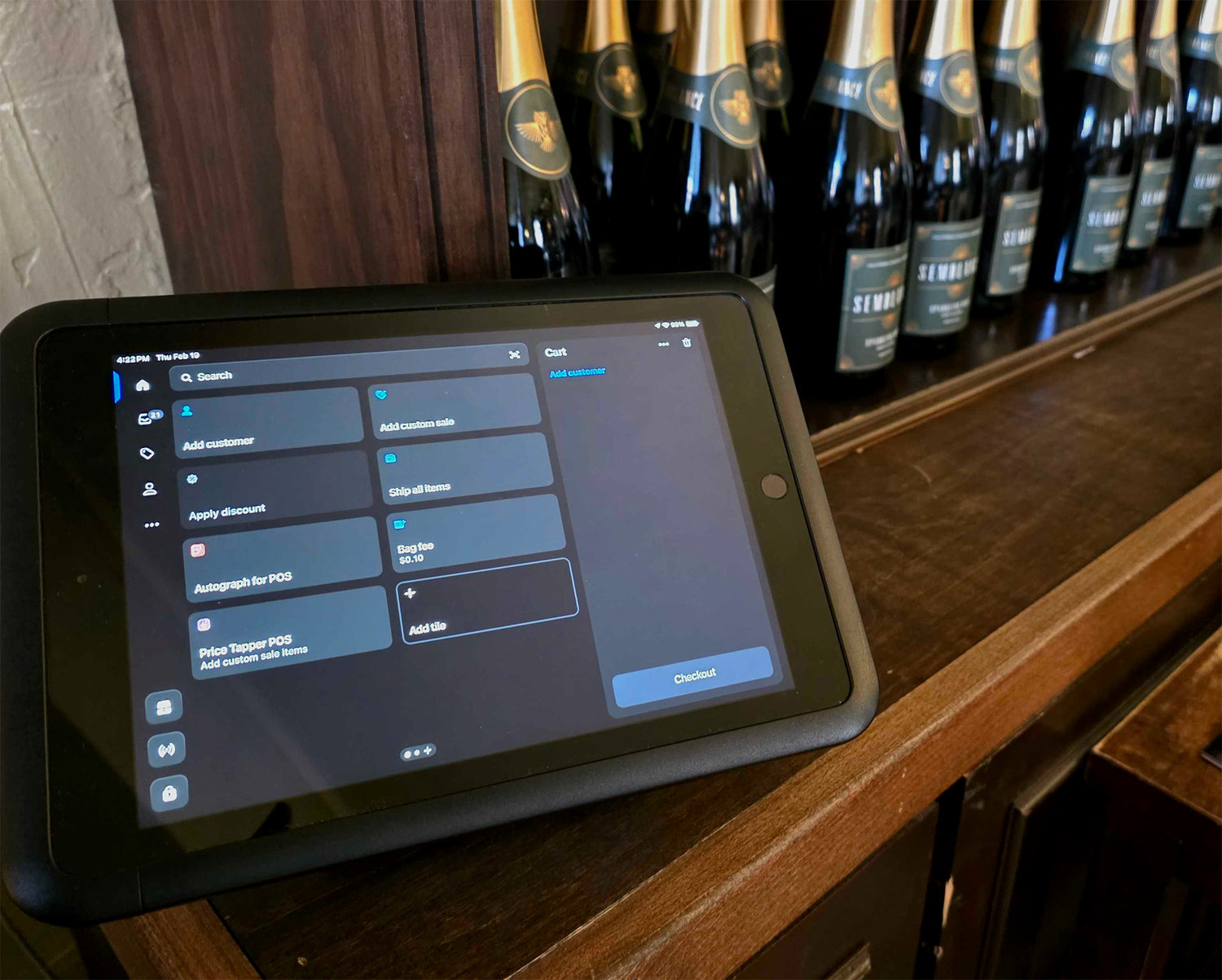 Shopify point of sale in action