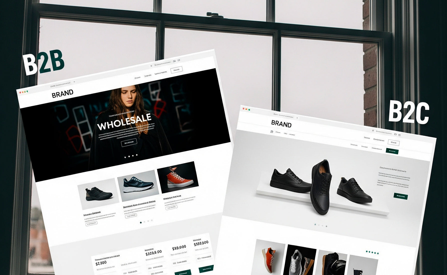 With Shopify B2B you can provide resellers with their own unique portal design