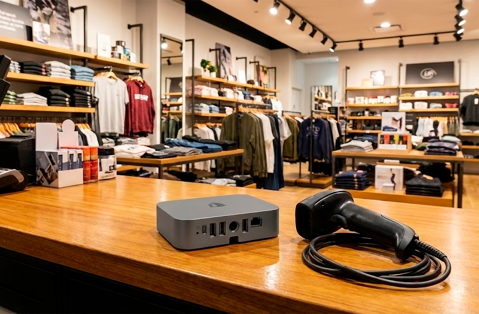 Keep your barcode scanners connected with the Shopify POS Hub