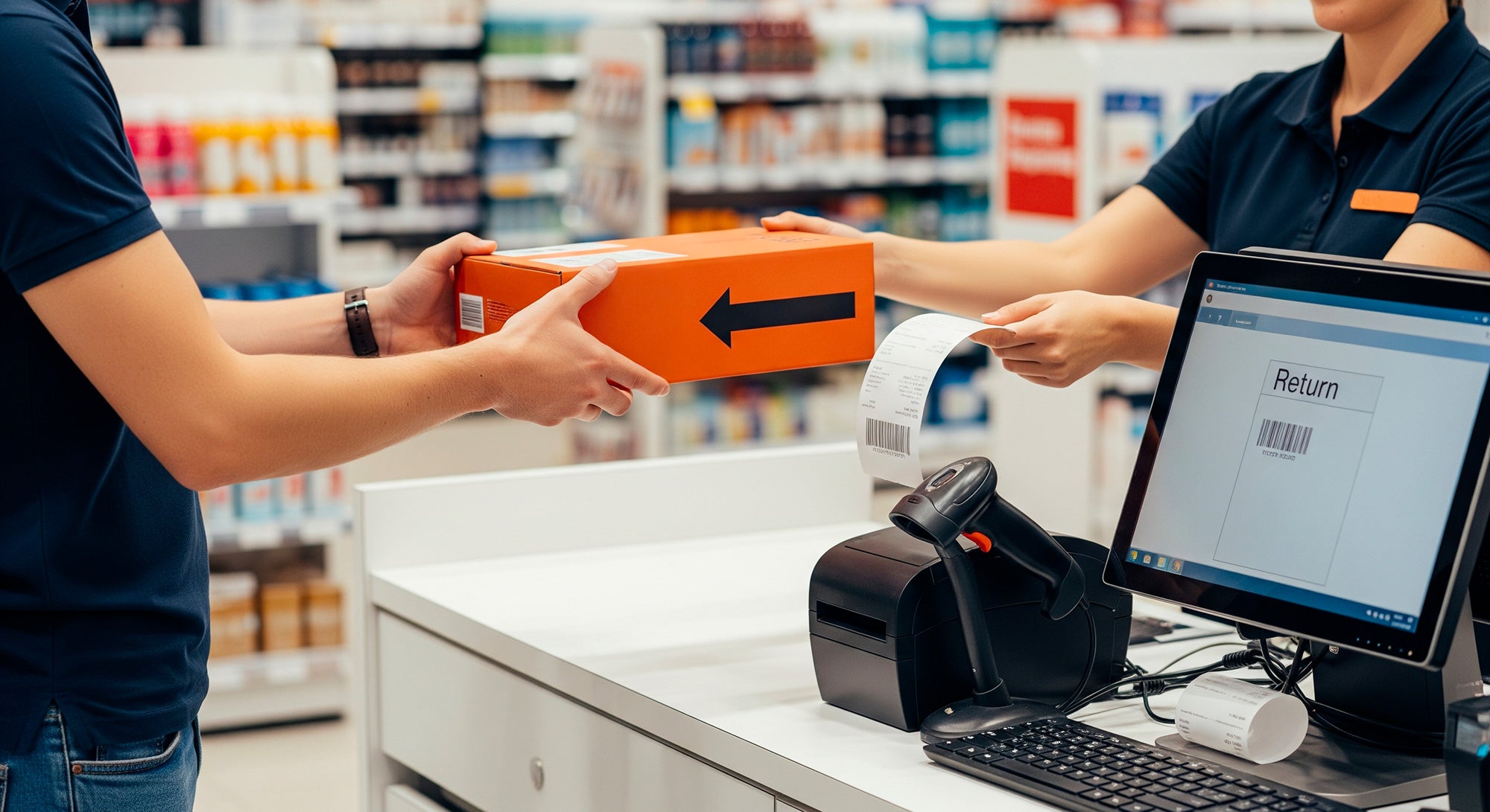 Customers can now receive store credit for quicker shopping after performing a  return.