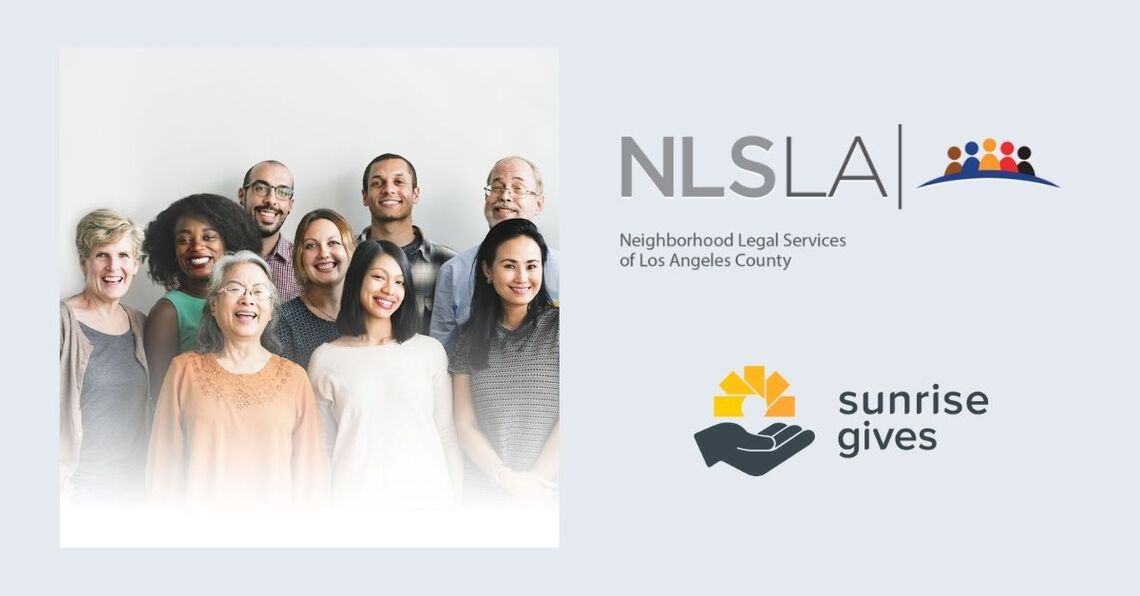 sunrise gives to Neighborhood Legal Services of Los Angeles County