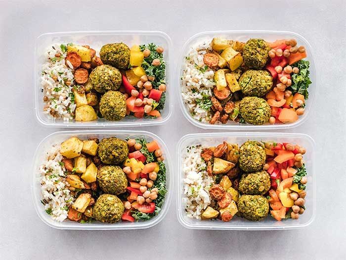 four individual quickfresh meals