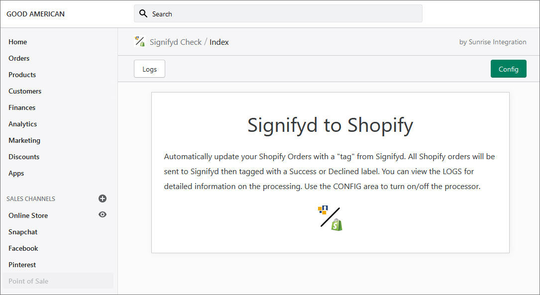 signifyd dashboard