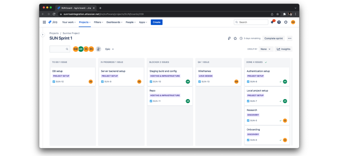 jira board