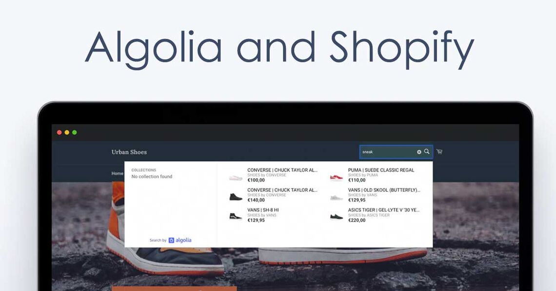 How do I use Algolia to enhance my Shopify search?