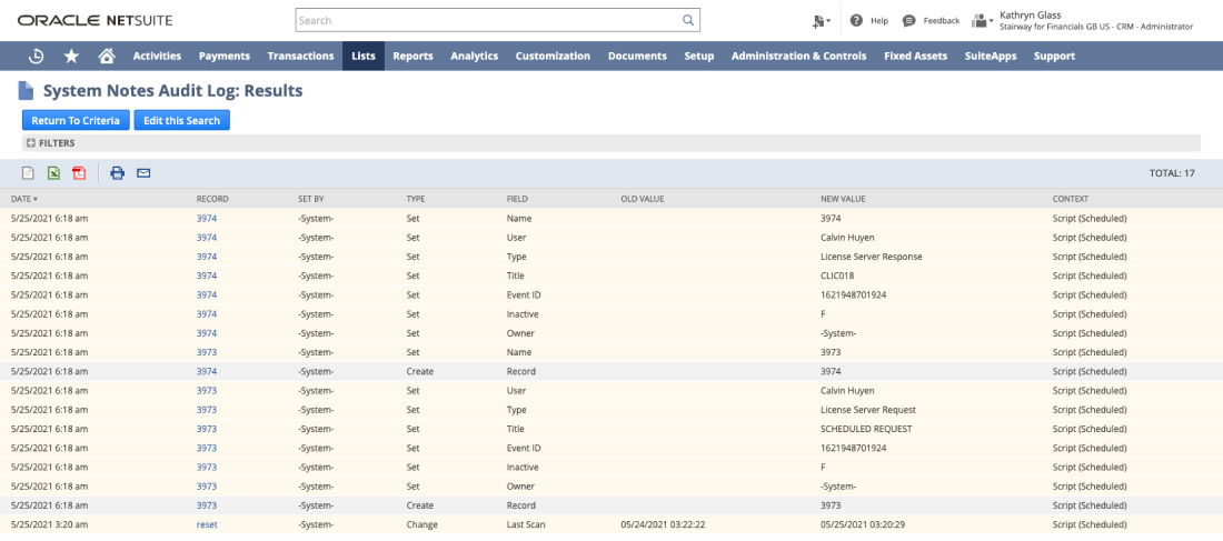 oracle netsuite