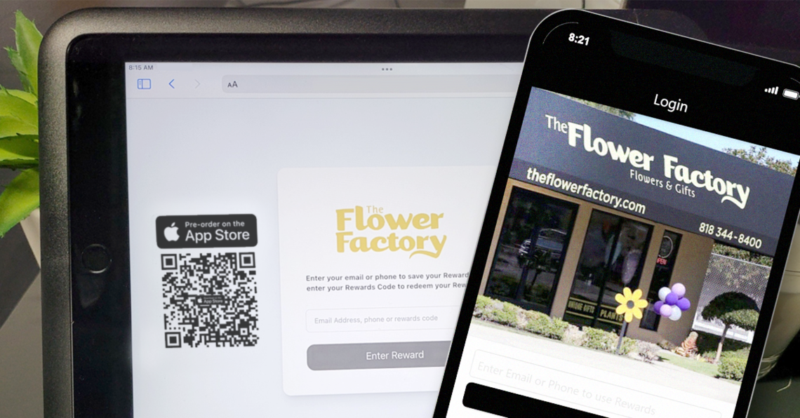 Launching The Flower Factory's New Mobile App and Rewards Program