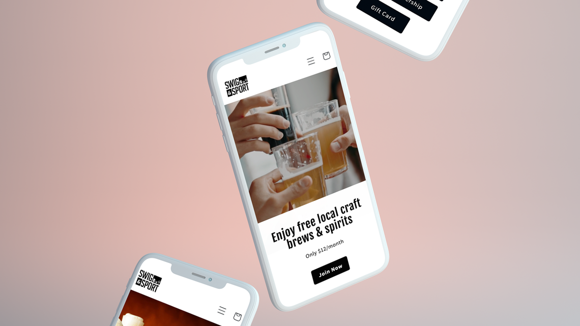 How We Built a Subscription Membership Service for Drink Lovers on Shopify Plus for Swig & Sport
