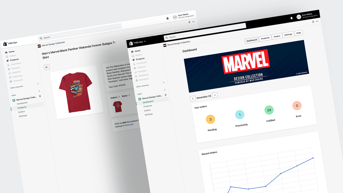 si portfolio marvel design collection