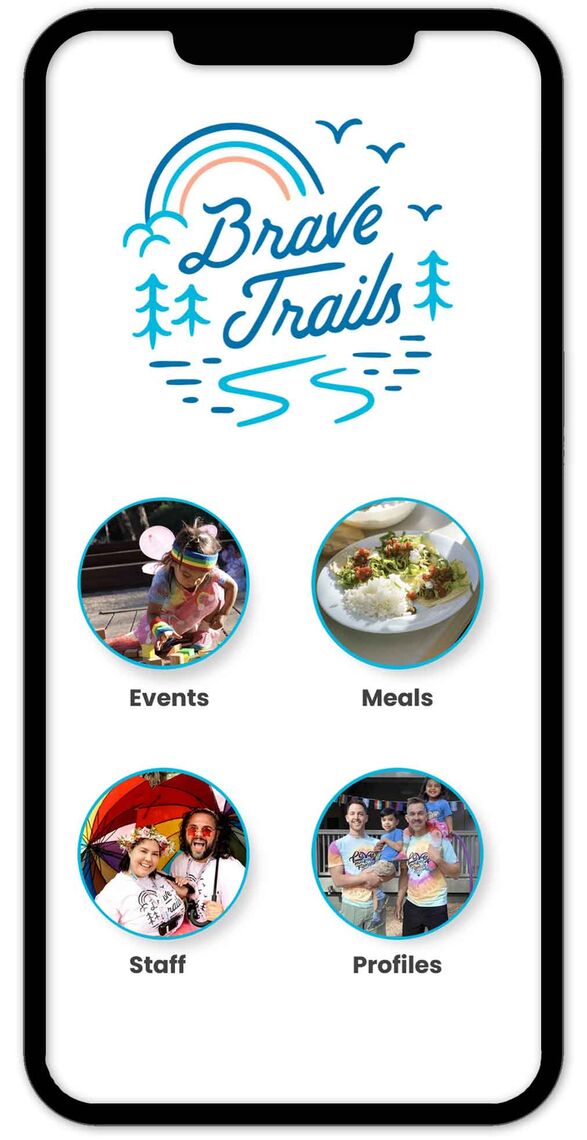 Brave Trails mobile app developed by Sunrise Integration