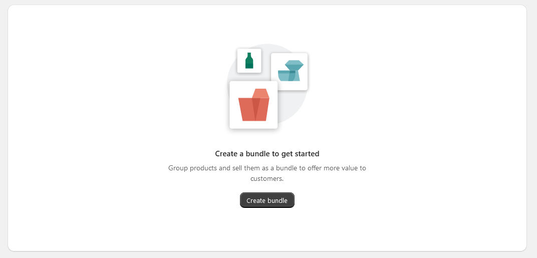 Creating a bundle in Shopify
