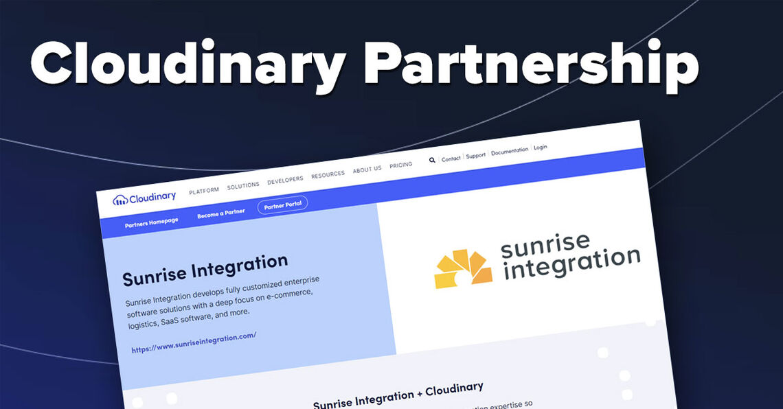 Sunrise Integration Is an Official Cloudinary Development Partner