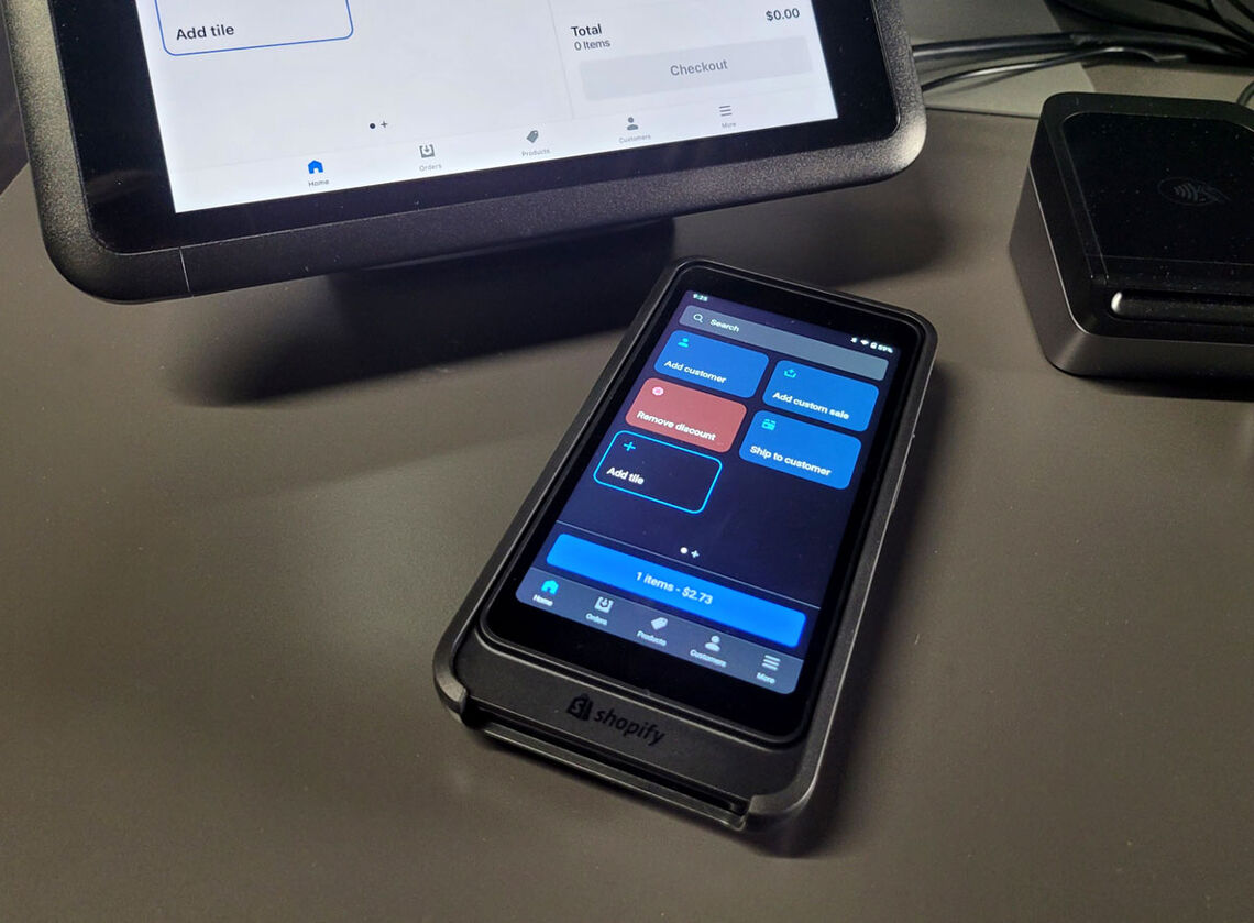 Shopify POS Go is the ultimate hand held terminal