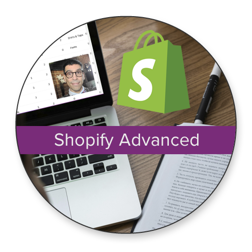 Advanced training topics for Shopify learning